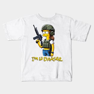 Tactical Yellow People Kids T-Shirt